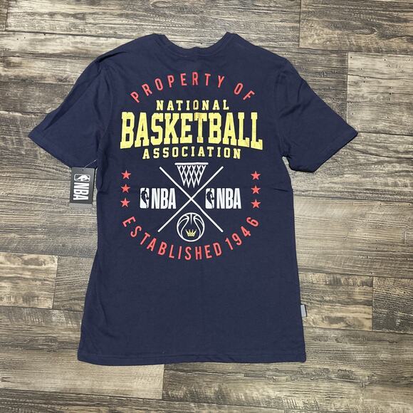 NBA Men’s Basketball Logo Shirt Black Size S Property of Men’s New - Picture 1 of 9